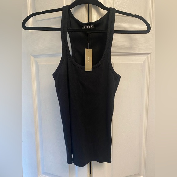 🆕 J.Crew Fine Rib Racerback Tank Top - Picture 2 of 3
